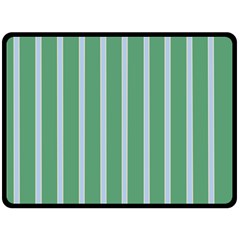 Green Line Vertical Fleece Blanket (large) 