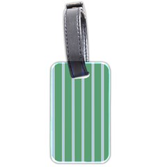 Green Line Vertical Luggage Tags (two Sides) by Mariart