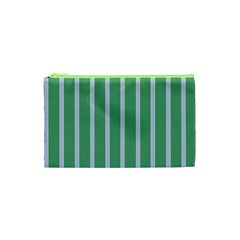 Green Line Vertical Cosmetic Bag (xs) by Mariart