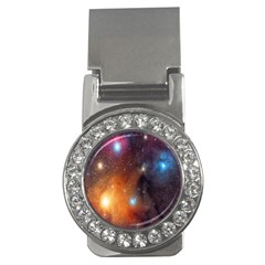 Galaxy Space Star Light Money Clips (cz) 