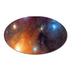 Galaxy Space Star Light Oval Magnet