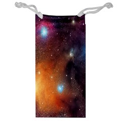 Galaxy Space Star Light Jewelry Bag by Mariart