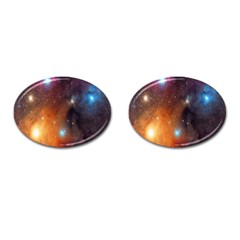 Galaxy Space Star Light Cufflinks (oval)