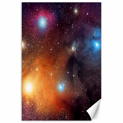 Galaxy Space Star Light Canvas 24  X 36 