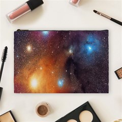 Galaxy Space Star Light Cosmetic Bag (large)  by Mariart