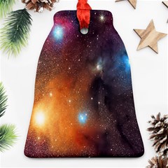 Galaxy Space Star Light Bell Ornament (two Sides) by Mariart