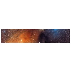 Galaxy Space Star Light Flano Scarf (small) by Mariart