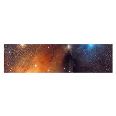 Galaxy Space Star Light Satin Scarf (oblong)