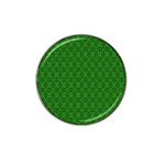 Green Seed Polka Hat Clip Ball Marker (4 pack) Front