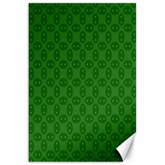 Green Seed Polka Canvas 20  X 30  