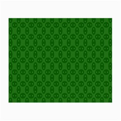 Green Seed Polka Small Glasses Cloth (2-side)