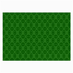 Green Seed Polka Large Glasses Cloth by Mariart