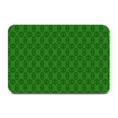 Green Seed Polka Plate Mats by Mariart