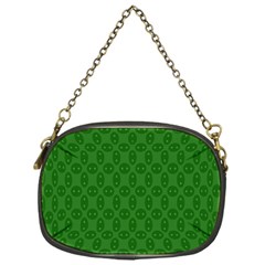 Green Seed Polka Chain Purses (one Side)  by Mariart