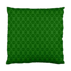 Green Seed Polka Standard Cushion Case (two Sides)