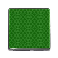 Green Seed Polka Memory Card Reader (square)