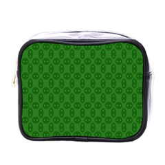 Green Seed Polka Mini Toiletries Bags by Mariart