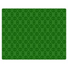 Green Seed Polka Double Sided Flano Blanket (medium)  by Mariart