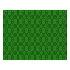 Green Seed Polka Double Sided Flano Blanket (large)  by Mariart