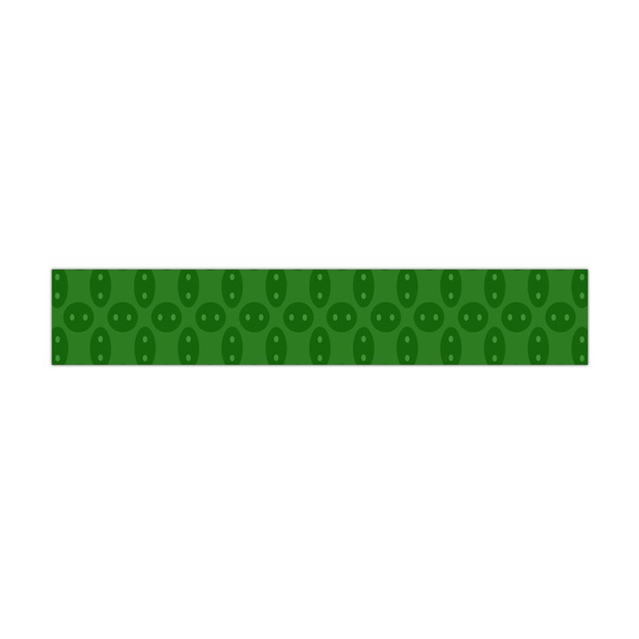 Green Seed Polka Flano Scarf (Mini)