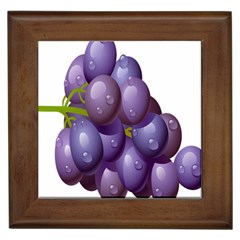 Grape Fruit Framed Tiles by Mariart