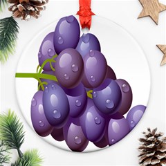 Grape Fruit Ornament (round)