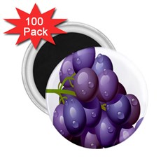 Grape Fruit 2 25  Magnets (100 Pack) 