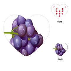 Grape Fruit Playing Cards (heart) 