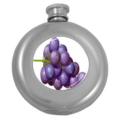 Grape Fruit Round Hip Flask (5 Oz) by Mariart