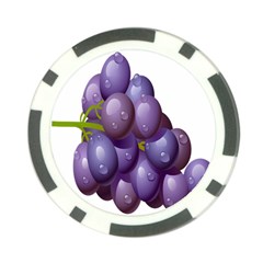 Grape Fruit Poker Chip Card Guard