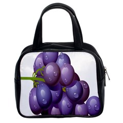 Grape Fruit Classic Handbags (2 Sides)