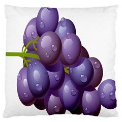 Grape Fruit Large Cushion Case (one Side)