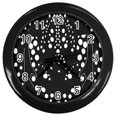 Helmet Original Diffuse Black White Space Wall Clocks (black)