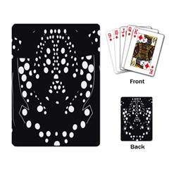 Helmet Original Diffuse Black White Space Playing Card by Mariart