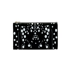 Helmet Original Diffuse Black White Space Cosmetic Bag (small)  by Mariart