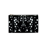 Helmet Original Diffuse Black White Space Cosmetic Bag (Small)  Front