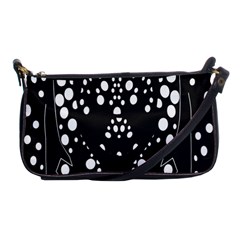 Helmet Original Diffuse Black White Space Shoulder Clutch Bags