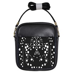 Helmet Original Diffuse Black White Space Girls Sling Bags