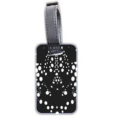 Helmet Original Diffuse Black White Space Luggage Tags (two Sides) by Mariart