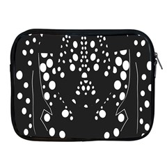 Helmet Original Diffuse Black White Space Apple Ipad 2/3/4 Zipper Cases