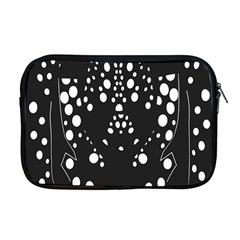 Helmet Original Diffuse Black White Space Apple Macbook Pro 17  Zipper Case