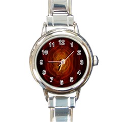 High Res Nostars Orange Gold Round Italian Charm Watch by Mariart