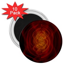 High Res Nostars Orange Gold 2 25  Magnets (10 Pack) 