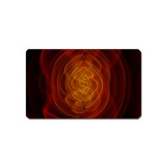 High Res Nostars Orange Gold Magnet (name Card) by Mariart