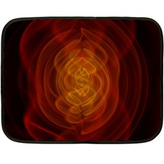 High Res Nostars Orange Gold Double Sided Fleece Blanket (mini) 