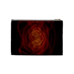 High Res Nostars Orange Gold Cosmetic Bag (Medium)  Back