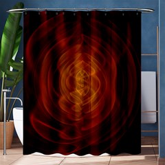 High Res Nostars Orange Gold Shower Curtain 60  X 72  (medium) 