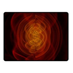 High Res Nostars Orange Gold Double Sided Fleece Blanket (small) 