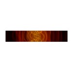 High Res Nostars Orange Gold Flano Scarf (Mini) Front