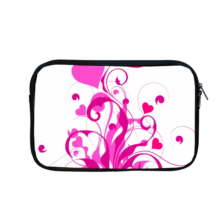 Heart Flourish Pink Valentine Apple MacBook Pro 13  Zipper Case